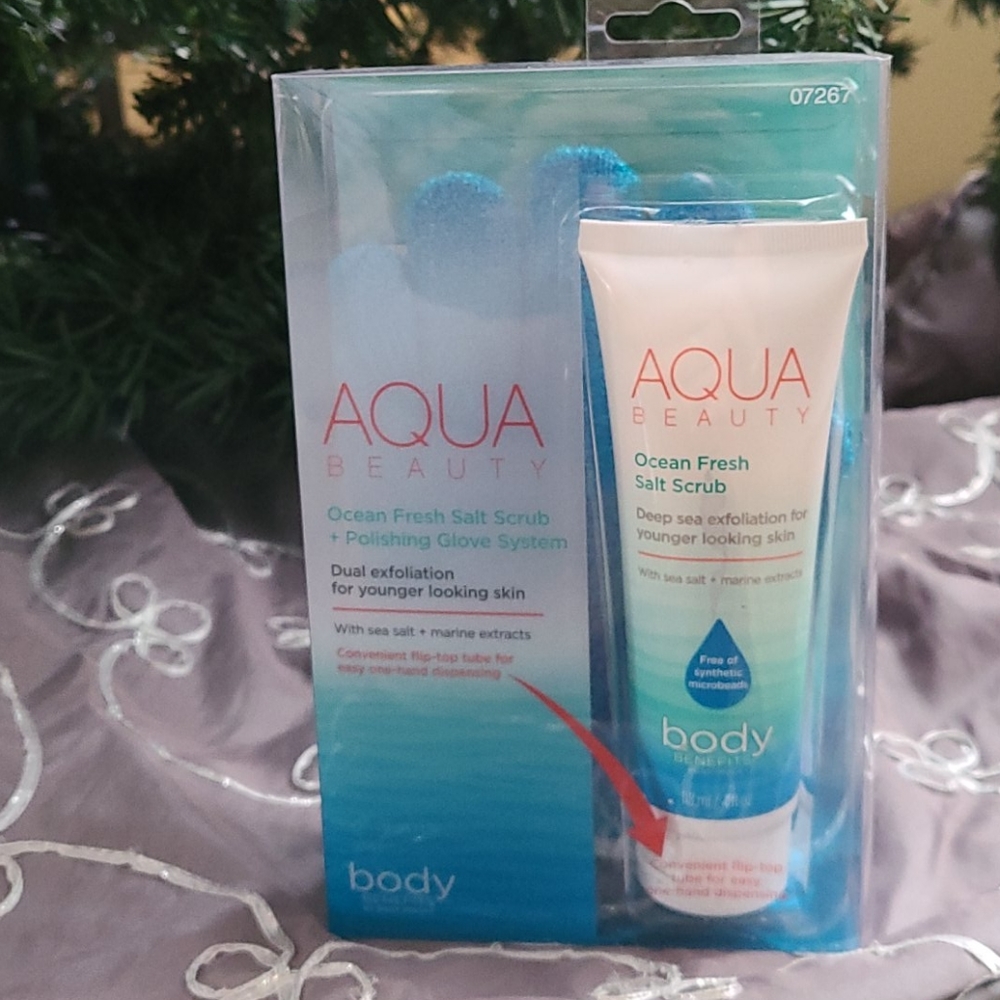 Ocean Fresh Salt Scrub&Polishing Glove System